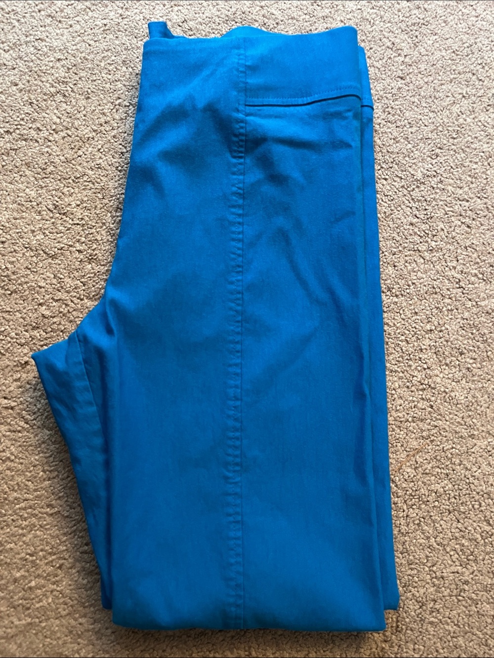 Suzy Shier Bright Blue Straight Leg Pants